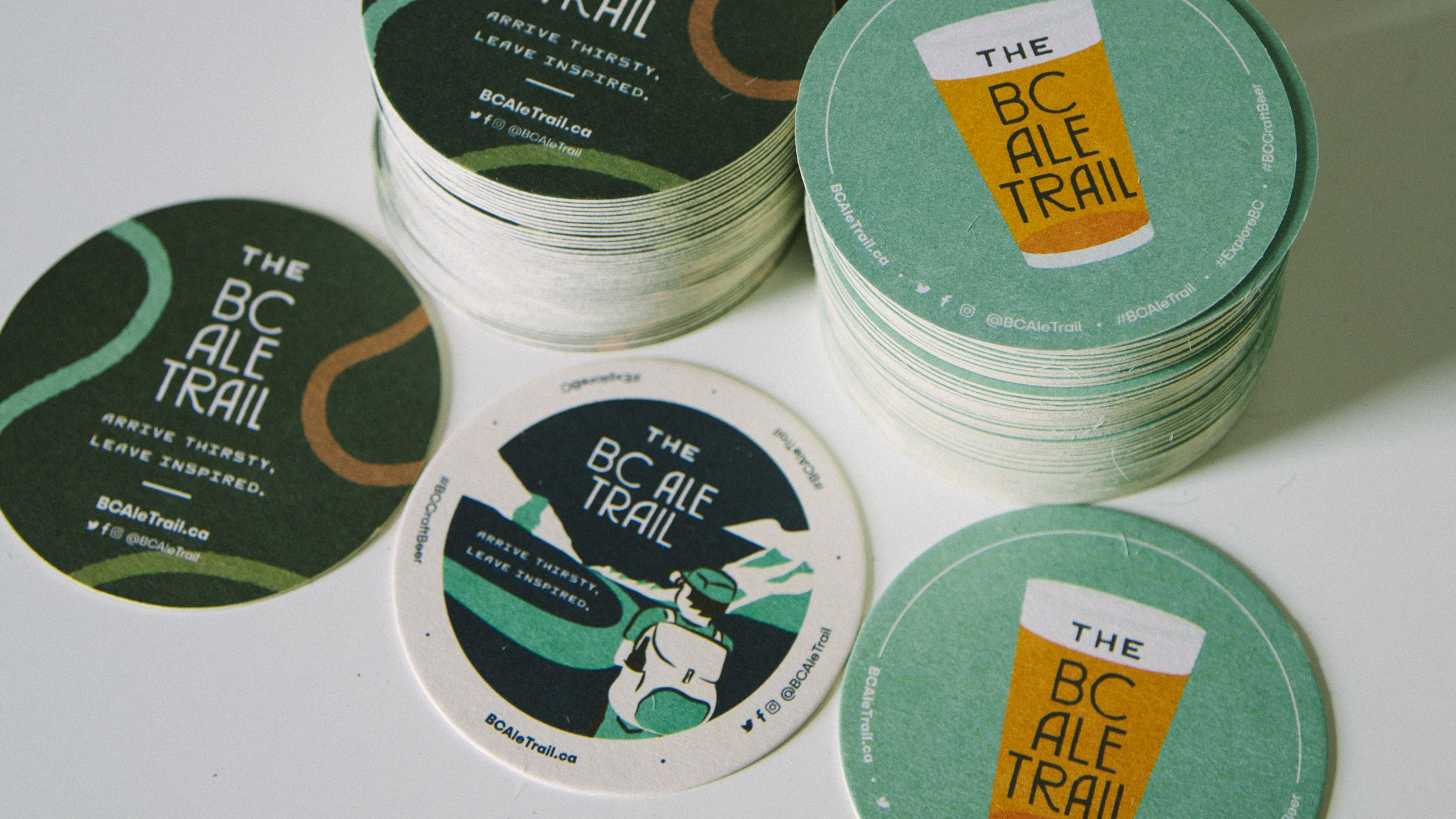 Ale Trail Beer Coaster Designs Variety