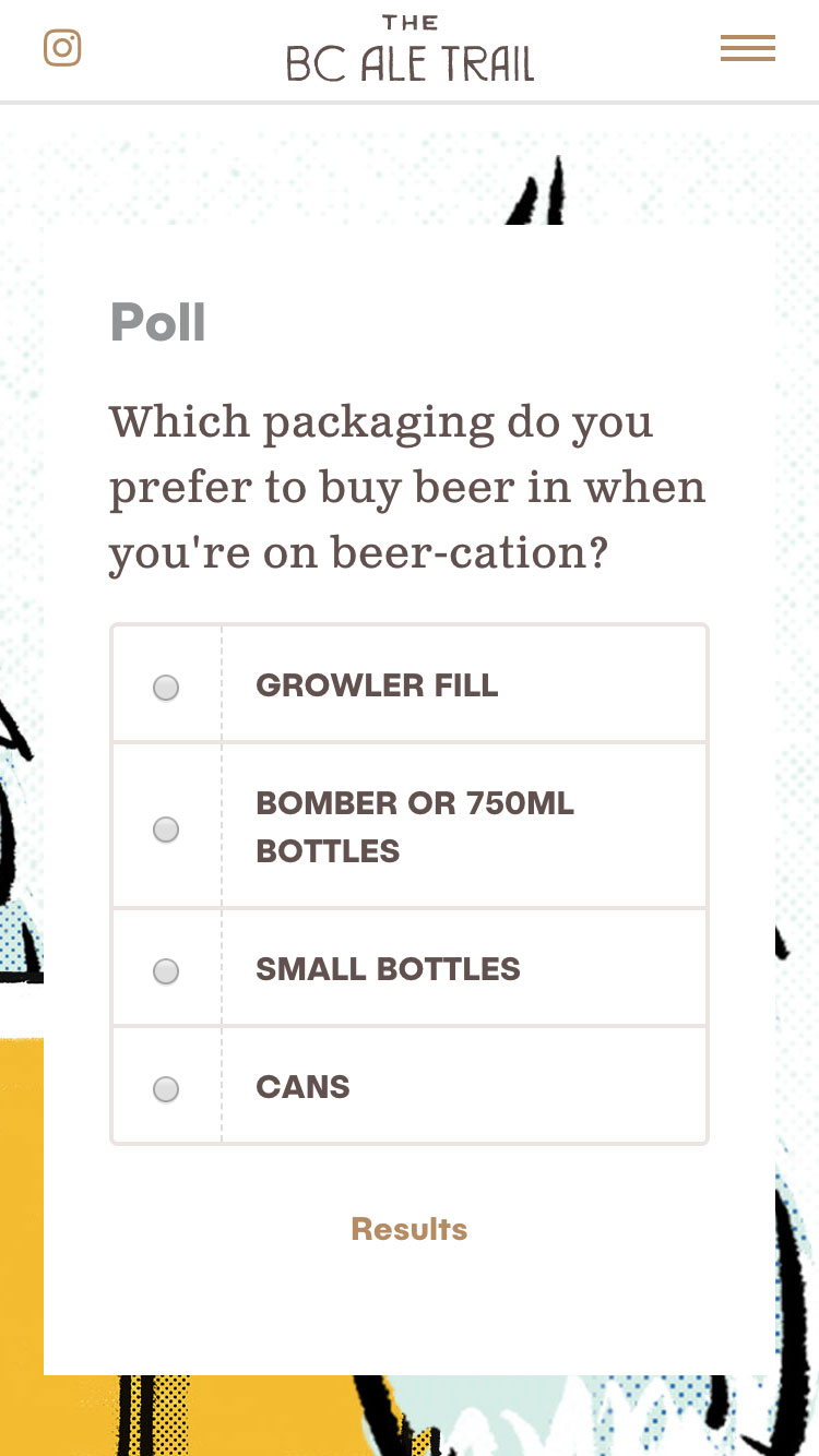 Mobile Website Poll