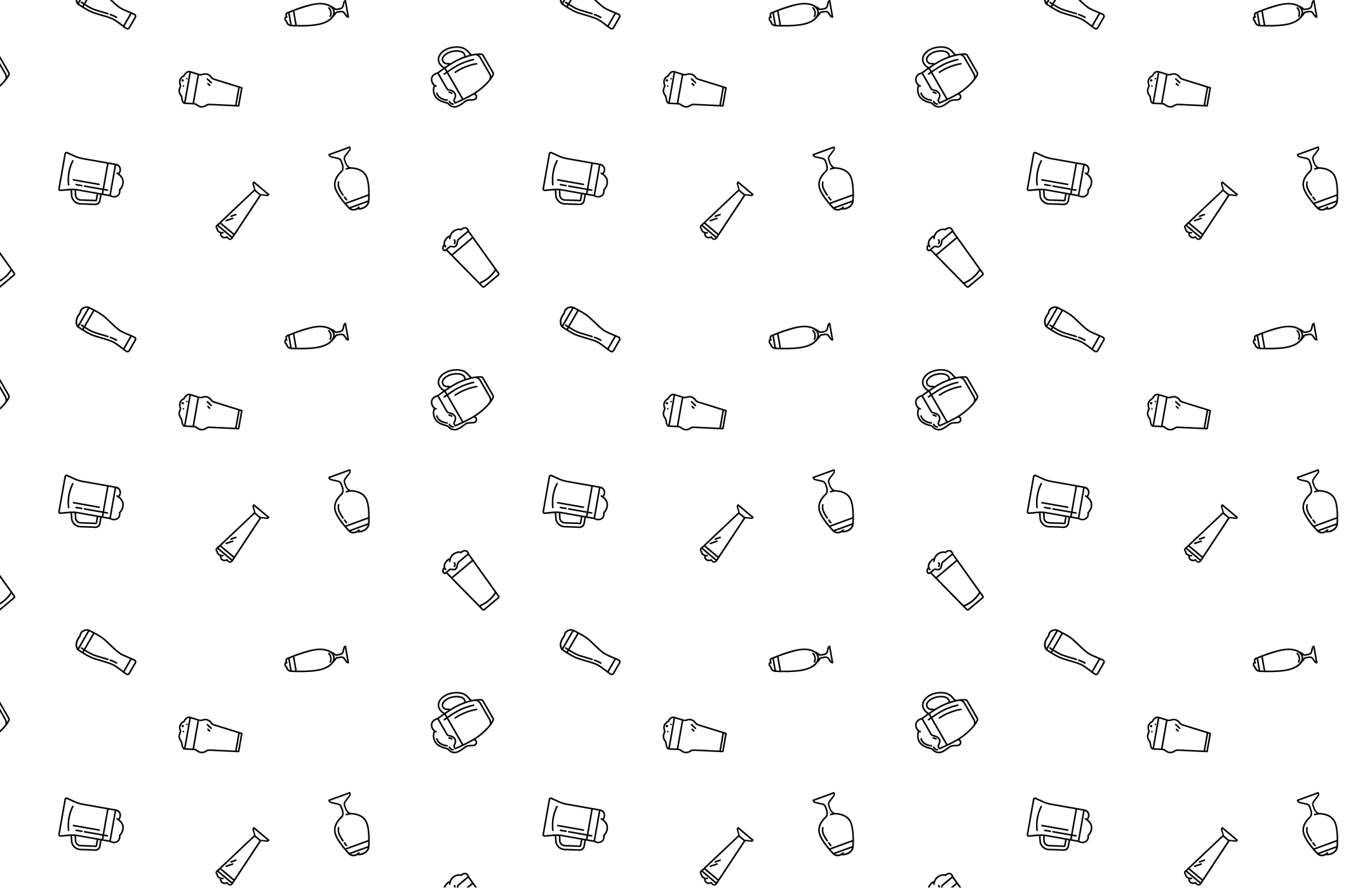 Beer Servings Icon Pattern
